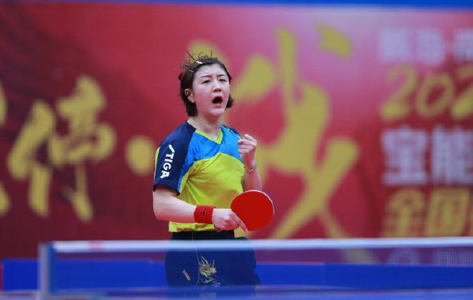 在女单比赛 在女单比赛